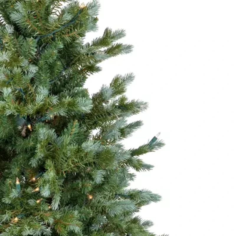 Northlight Potted Clear Lights 4 Foot Pre-Lit Spruce Christmas Tree