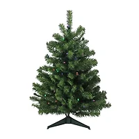 Northlight Canadian 3 Foot Pre-Lit Pine Christmas Tree