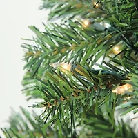 Northlight Medium Niagara Pine 6 1/2 Foot Pre-Lit Pine Christmas Tree