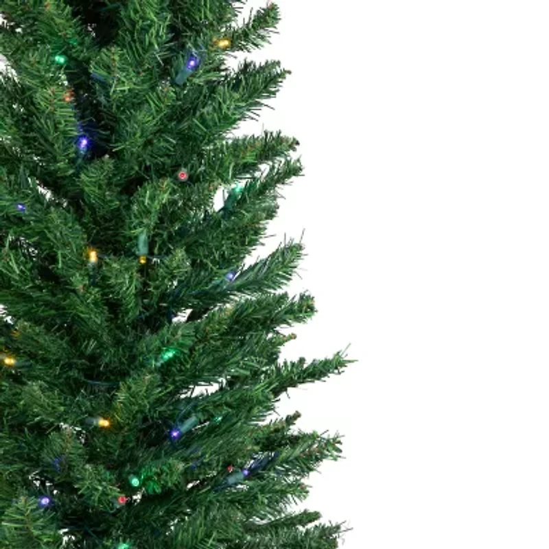 Northlight Pencil Northern Balsam 6 Foot Pre-Lit Fir Christmas Tree