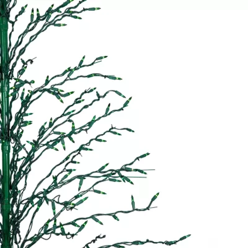 Northlight Cascade Twig 6 Foot Pre-Lit Christmas Tree