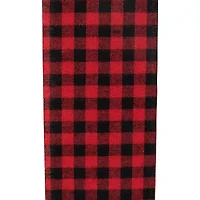 Northlight 14ft Red Buffalo Plaid  Door Bow Indoor Ribbon