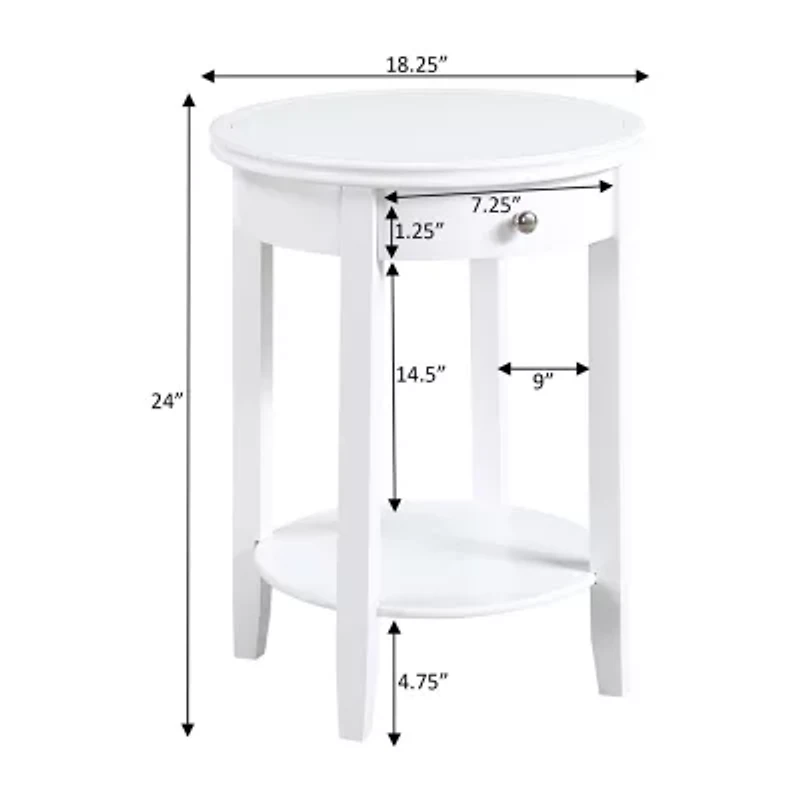 Baldwin 1-Drawer End Table