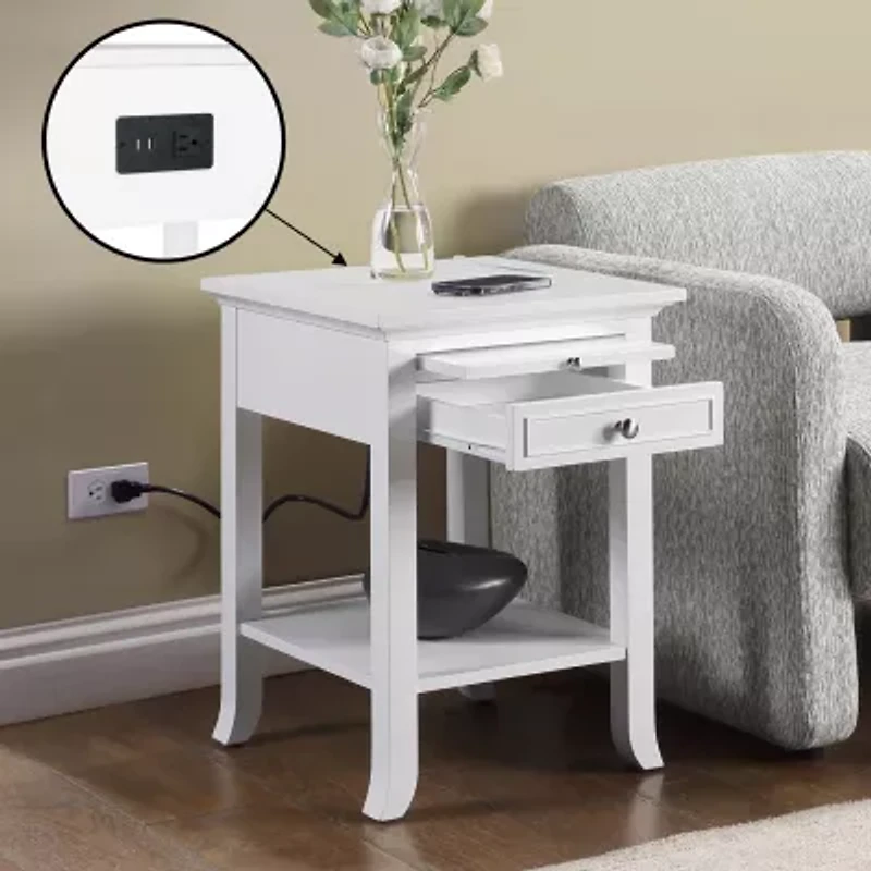 Logan 1-Drawer End Table