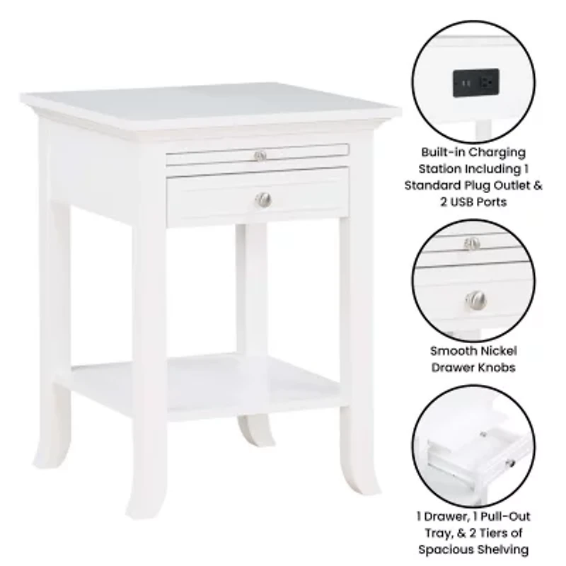 Logan 1-Drawer End Table