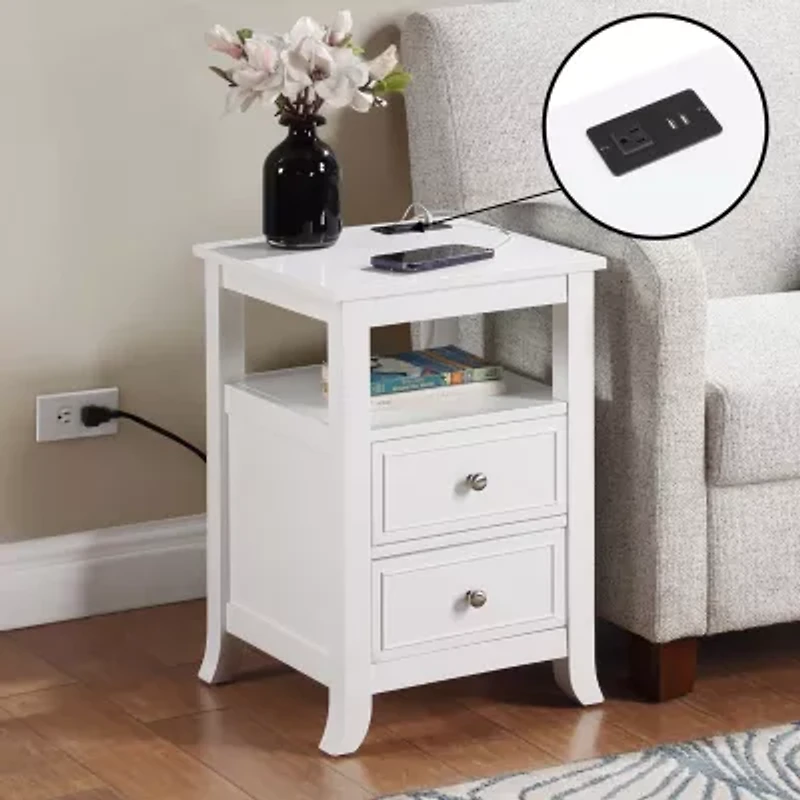 Melbourne 2-Drawer End Table