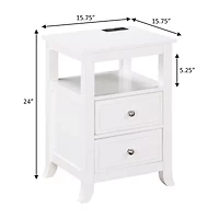 Melbourne 2-Drawer End Table