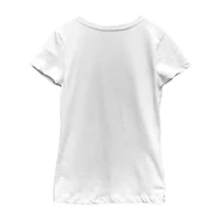Little & Big Kid Girls Crew Neck Short Sleeve Minions T-Shirt