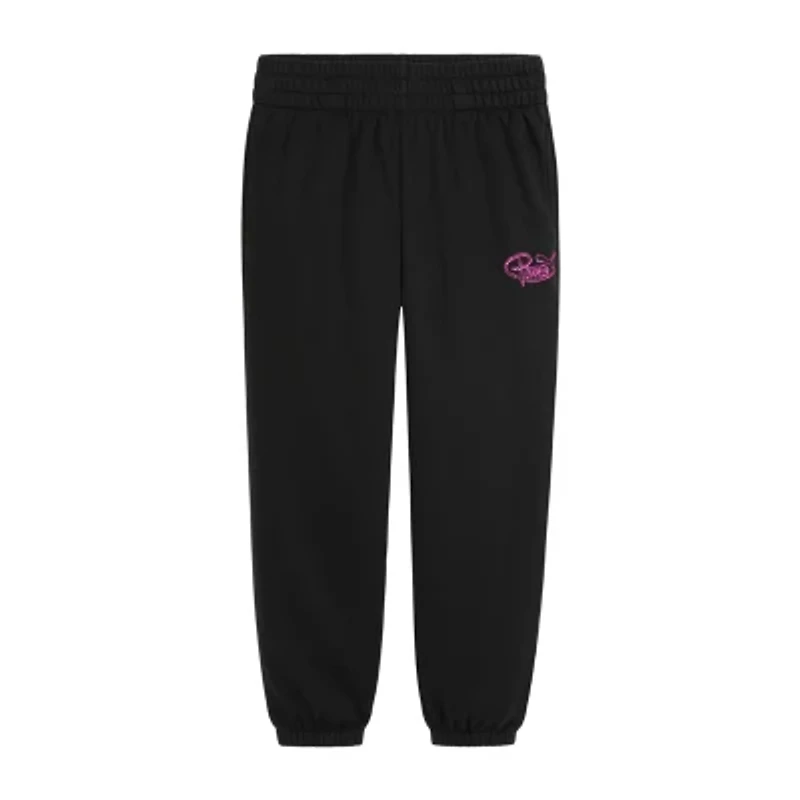PUMA Big Kid Girls Cuffed Loose Fit Fleece Jogger Pant