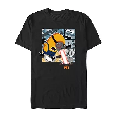 Mens Short Sleeve Despicable Me 4 Graphic T-Shirt