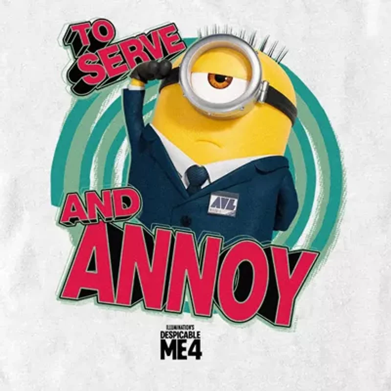 Mens Short Sleeve Despicable Me 4 Graphic T-Shirt