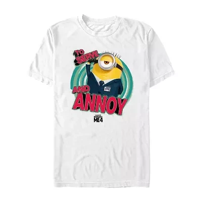 Mens Short Sleeve Despicable Me 4 Graphic T-Shirt