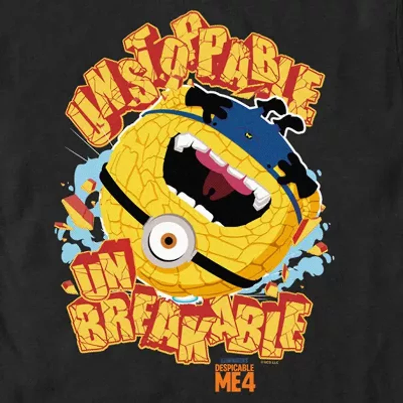 Mens Short Sleeve Despicable Me 4 Graphic T-Shirt