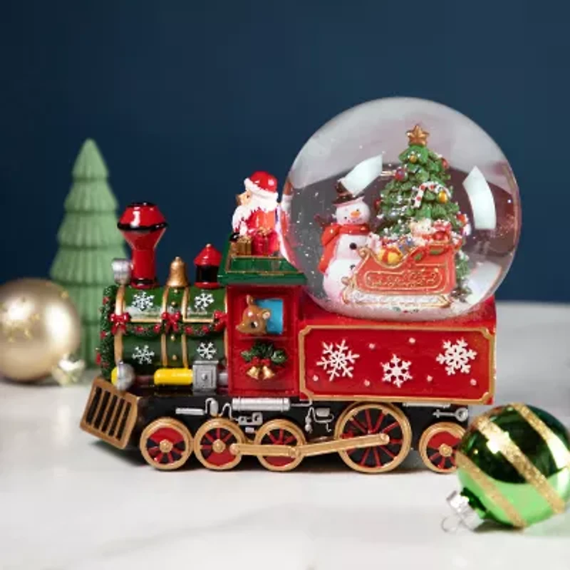 Northlight 8.25in Train Musical Christmas Snow Globe