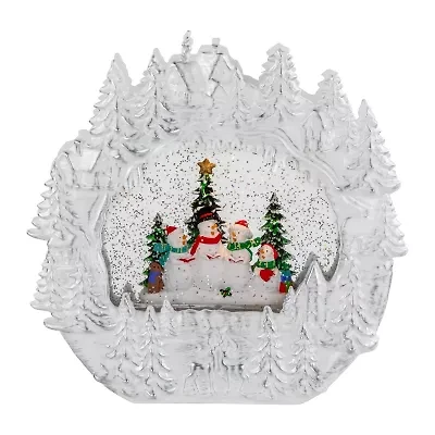 Northlight 9.5in Led Snowmen Christmas Snow Globe
