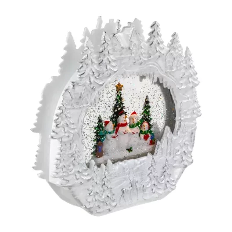 Northlight 9.5in Led Snowmen Christmas Snow Globe