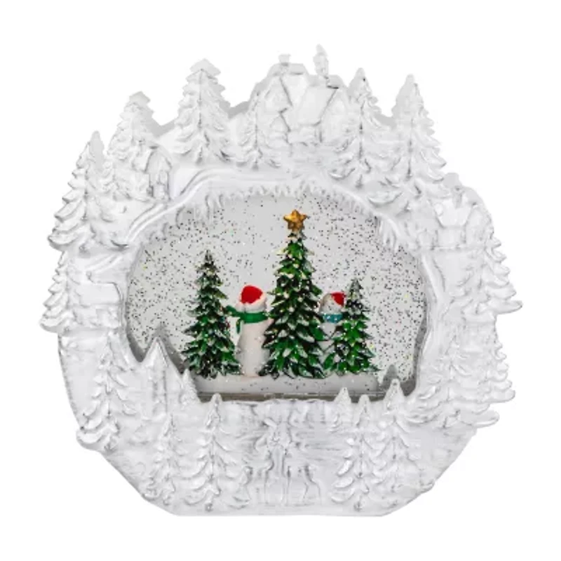 Northlight 9.5in Led Snowmen Christmas Snow Globe