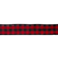 Northlight Plaid 16 Loop  Bow Indoor Ribbon