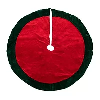 Northlight 60in Green Border Indoor Tree Skirt