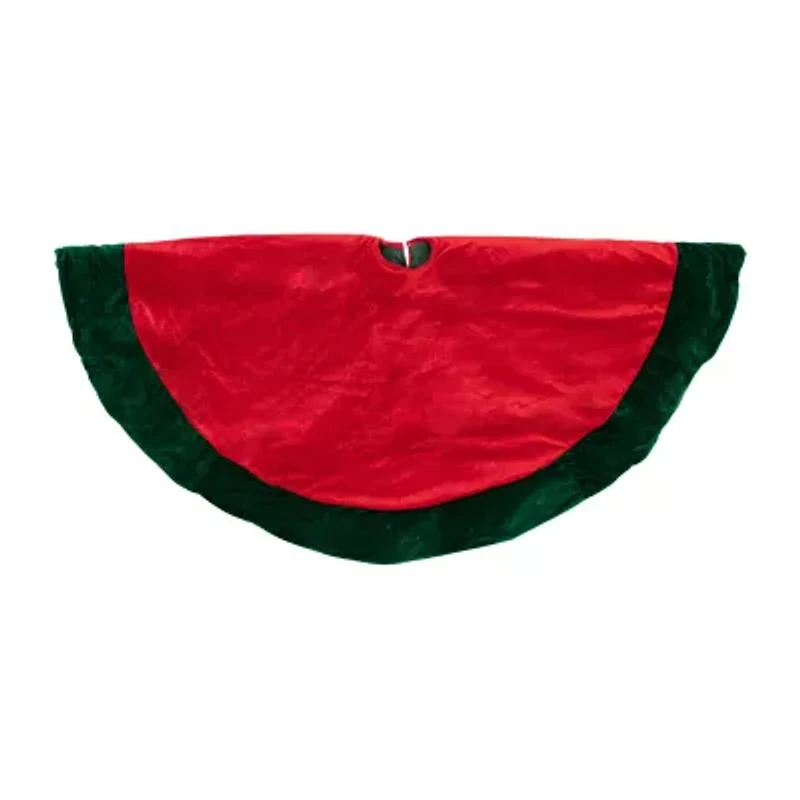 Northlight 60in Green Border Indoor Tree Skirt
