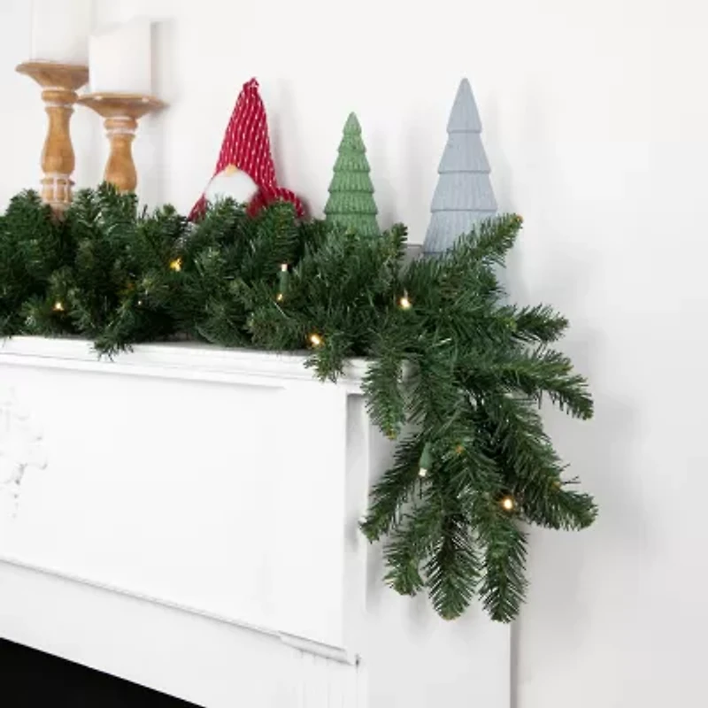 Northlight Buffalo Fir Pre-Lit Christmas Indoor Garland