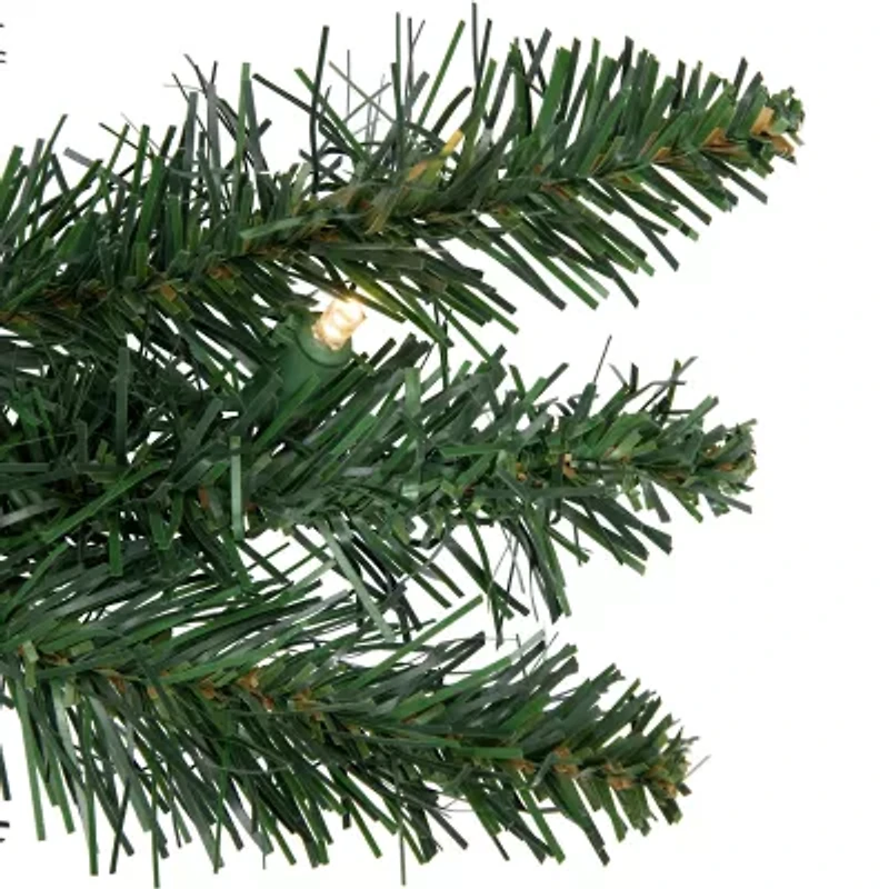 Northlight Buffalo Fir Pre-Lit Christmas Indoor Garland
