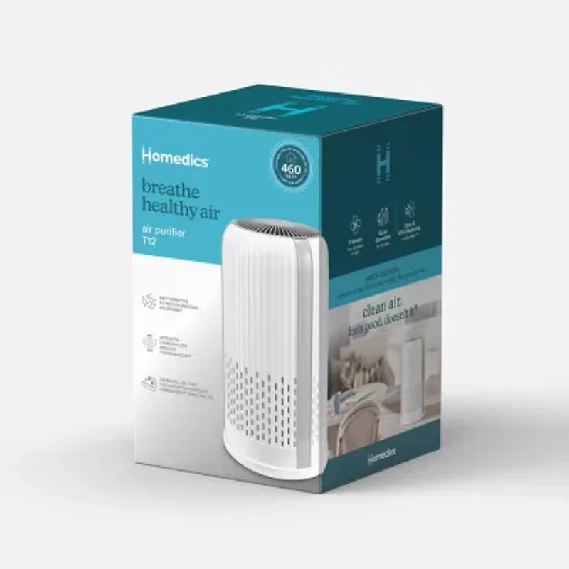 HoMedics 360-Degree Hepa Small Room Air Purifier
