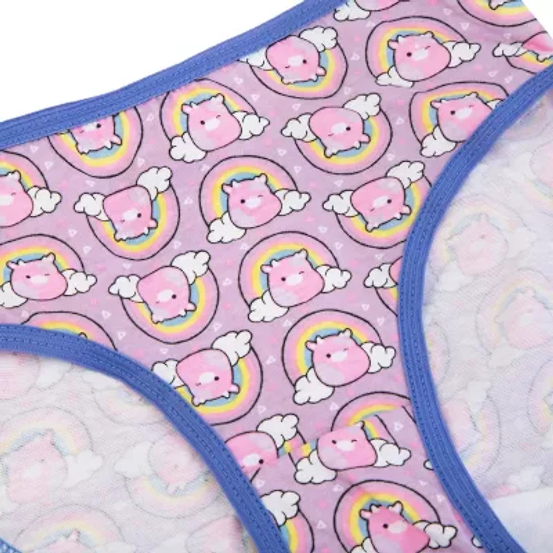 Little & Big Kid Girls Squishmallows 7 Pack Brief Panty Gup7701