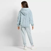 PUMA Big Kid Girls Long Sleeve Active Hoodie