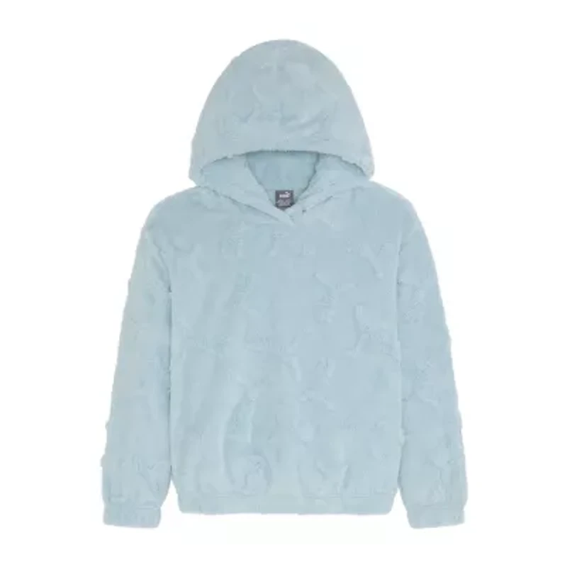 PUMA Big Kid Girls Long Sleeve Active Hoodie