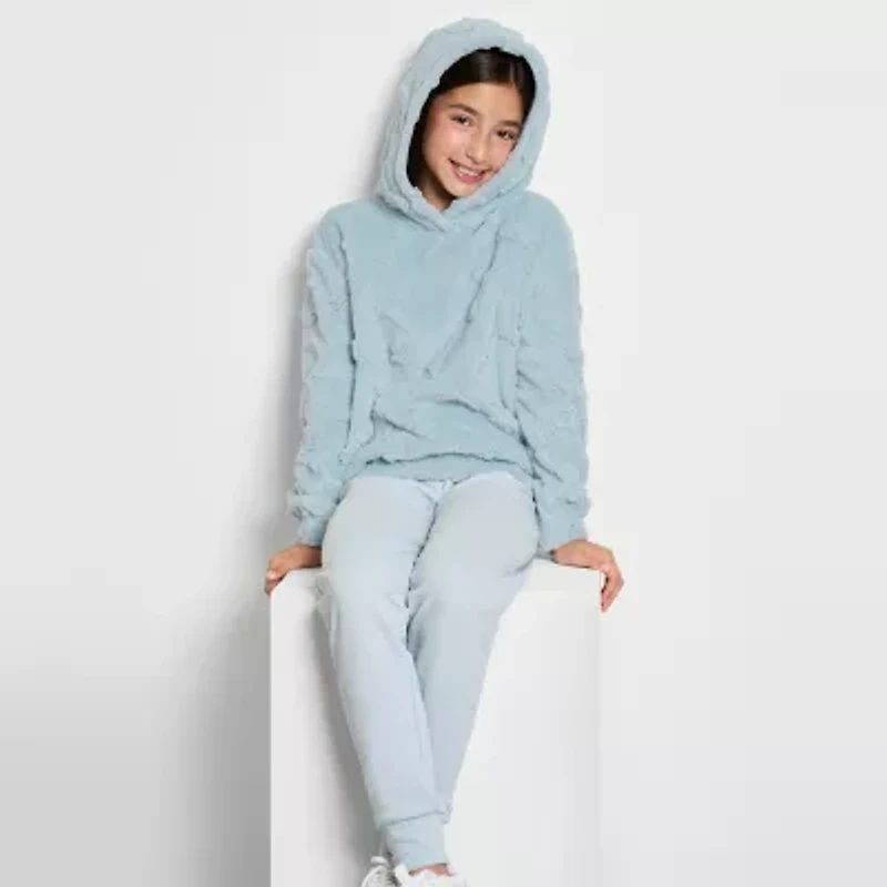 PUMA Big Kid Girls Long Sleeve Active Hoodie