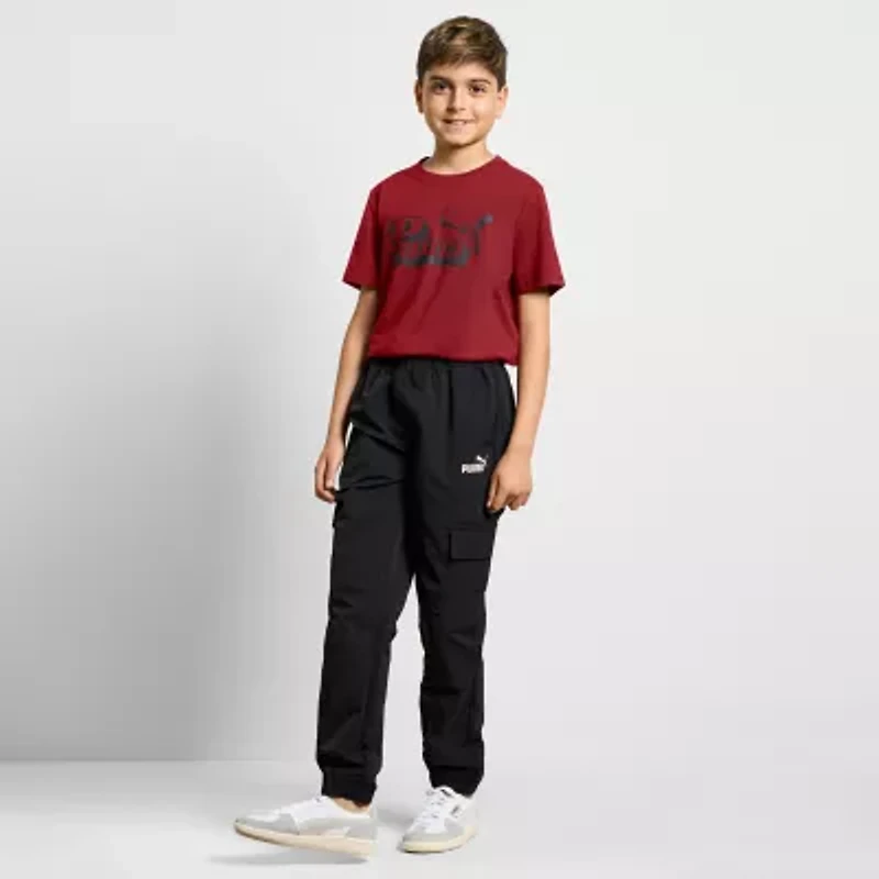 PUMA Big Kid Boys Cuffed Active Cargo Pant