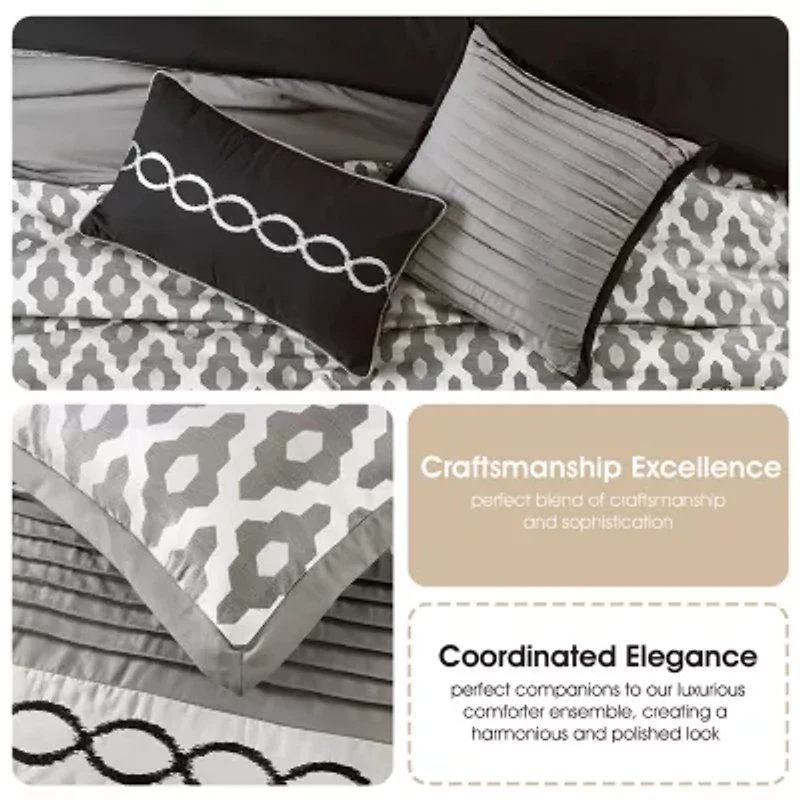 Stratford Park Kelvin 10pc Midweight Comforter Set