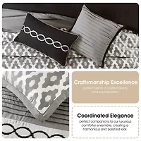 Stratford Park Kelvin 10pc Midweight Comforter Set