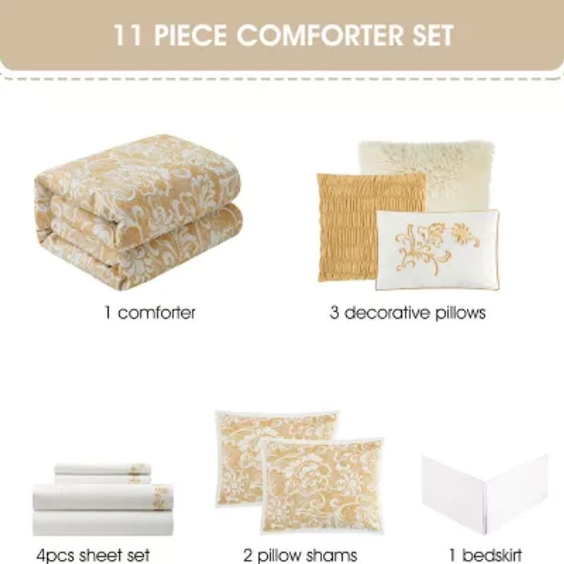 Stratford Park Anneke 11-pc. Lightweight Comforter Set