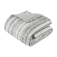 Madison Park Joshua Seersucker 5-pc. Midweight Comforter Set