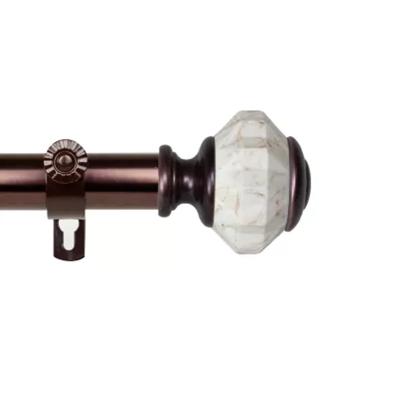 Rod Desyne Linden 1 Adjustable Curtain