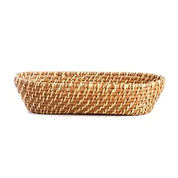 Martha Stewart Rattan Oval Bread Basket