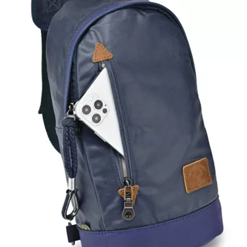 TSD Brand Urban Light Coated Canvas Sling Bag Unisex Adult Adjustable Straps Padded Straps Backpack