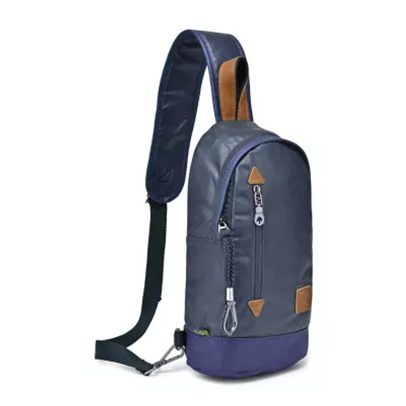 TSD Brand Urban Light Coated Canvas Sling Bag Unisex Adult Adjustable Straps Padded Straps Backpack