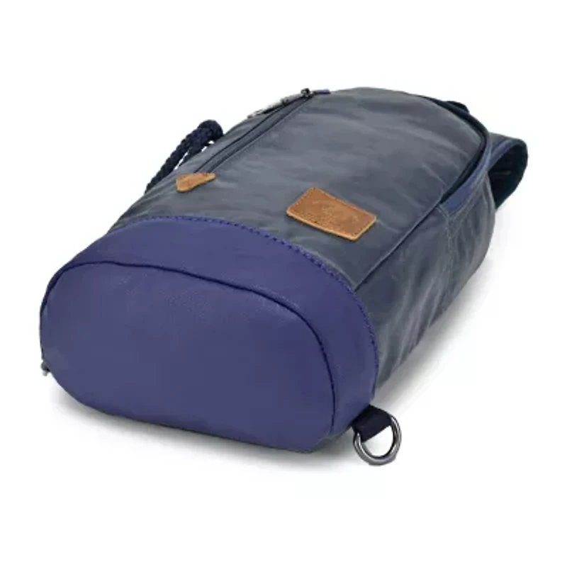 TSD Brand Urban Light Coated Canvas Sling Bag Unisex Adult Adjustable Straps Padded Straps Backpack