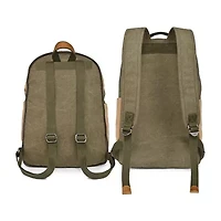 TSD Brand Trail Tree Double Canvas Laptop Backpack