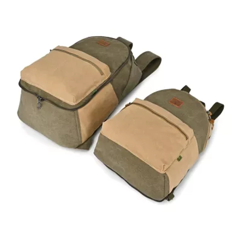 TSD Brand Trail Tree Double Canvas Laptop Backpack
