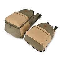 TSD Brand Trail Tree Double Canvas Laptop Backpack