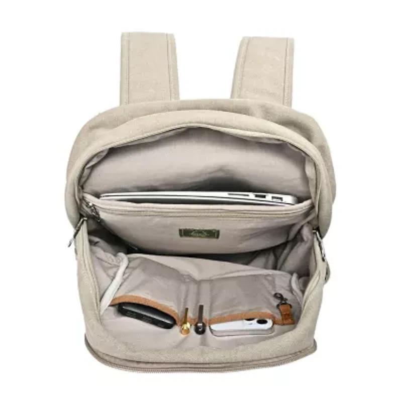 TSD Brand Trail Tree Double Canvas Laptop Backpack