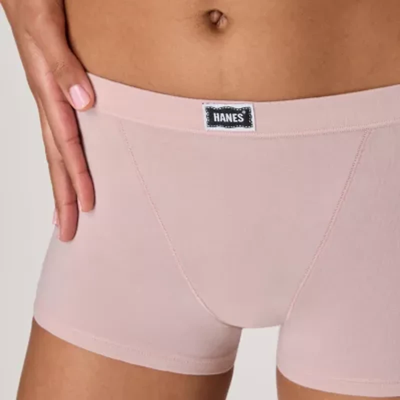 Hanes Womens Average Figure 3 Pack Multi-Pack Boyshort Panty 45vobb