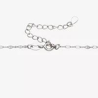 Yes, Please! Womens Genuine White Sterling Silver 18 Inch Pendant Necklace