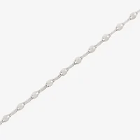 Yes, Please! Womens Genuine White Sterling Silver 18 Inch Pendant Necklace