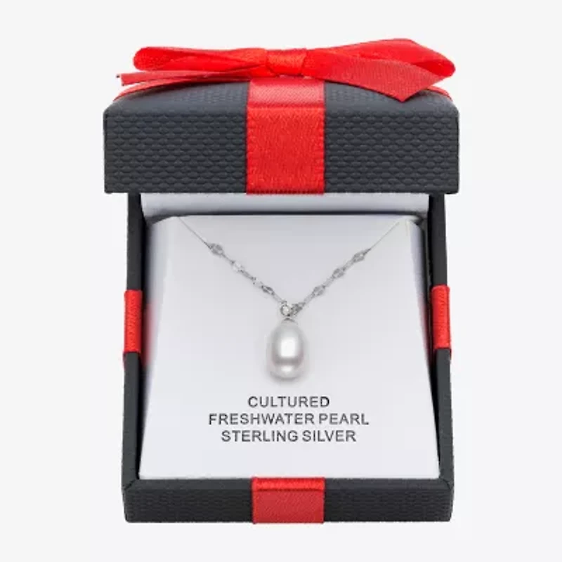 Yes, Please! Womens Genuine White Sterling Silver 18 Inch Pendant Necklace