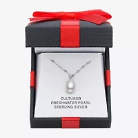 Yes, Please! Womens Genuine White Sterling Silver 18 Inch Pendant Necklace